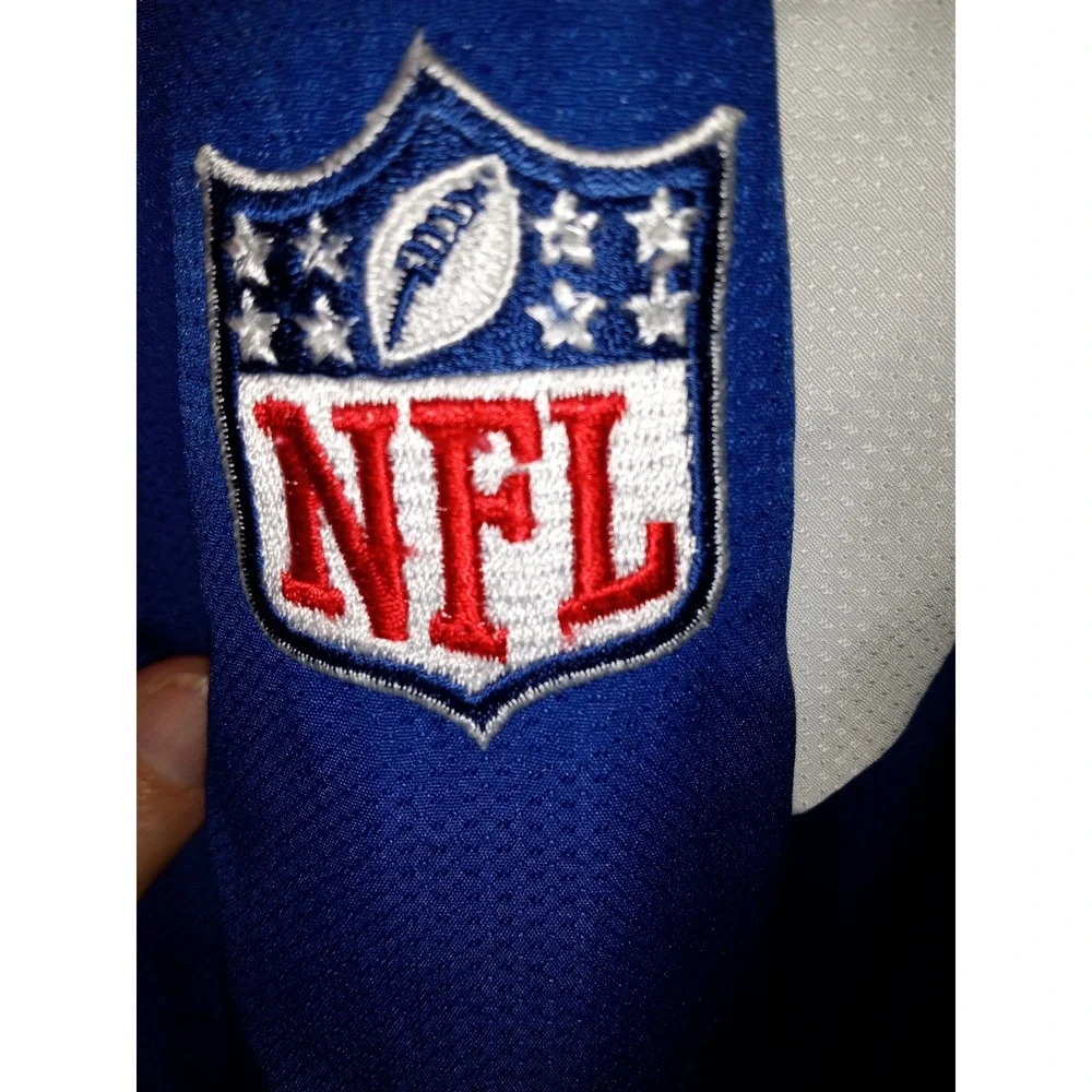 Reebok NFL Onfield Indianapolis Colts Jacket Mens XL Blue Full Zip Hooded Fleece